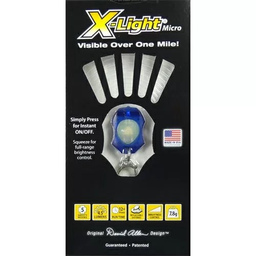 LRI Photon XLight Micro Mini keychain flashlight Made in USA