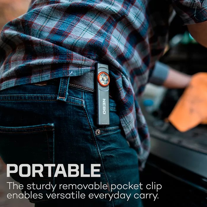 Nebo Slim Mini Rechargeable Pocket Light | NEB-FLT-1042