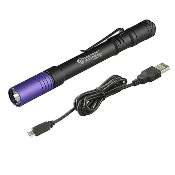 Streamlight Stylus Pro USB UV Rechargeable Penlight 66148, 66149
