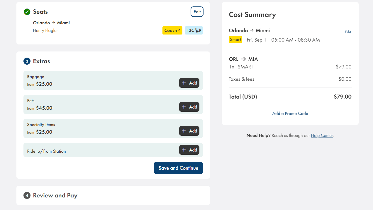 Using promo codes. Brightline Help Center