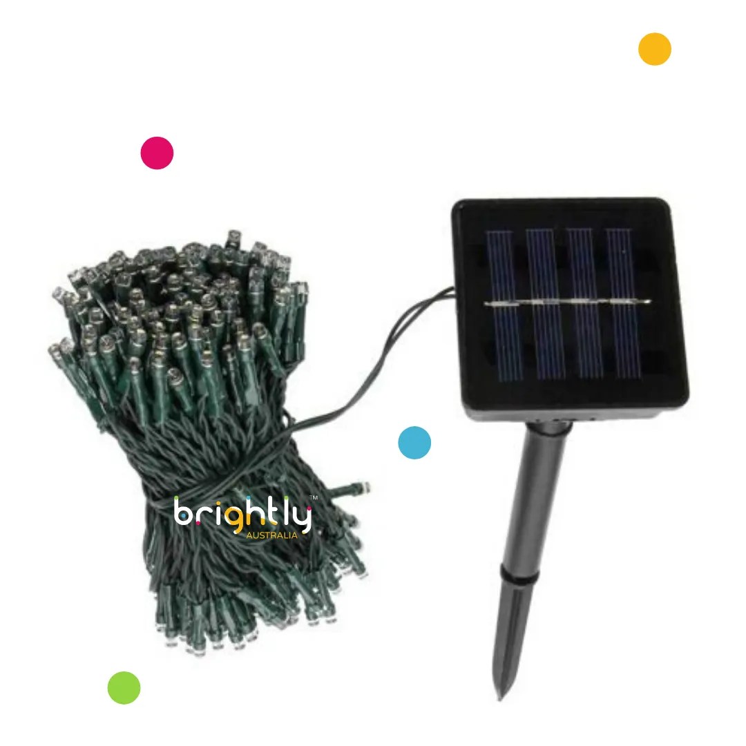 25 Metre Solar Power String Lights Brightly Australia