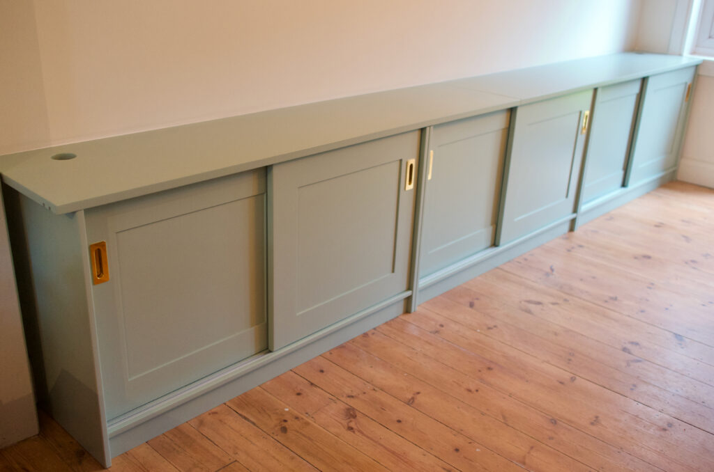 Sideboard with Sliding Doors Richard Sothcott Brighton Carpentry
