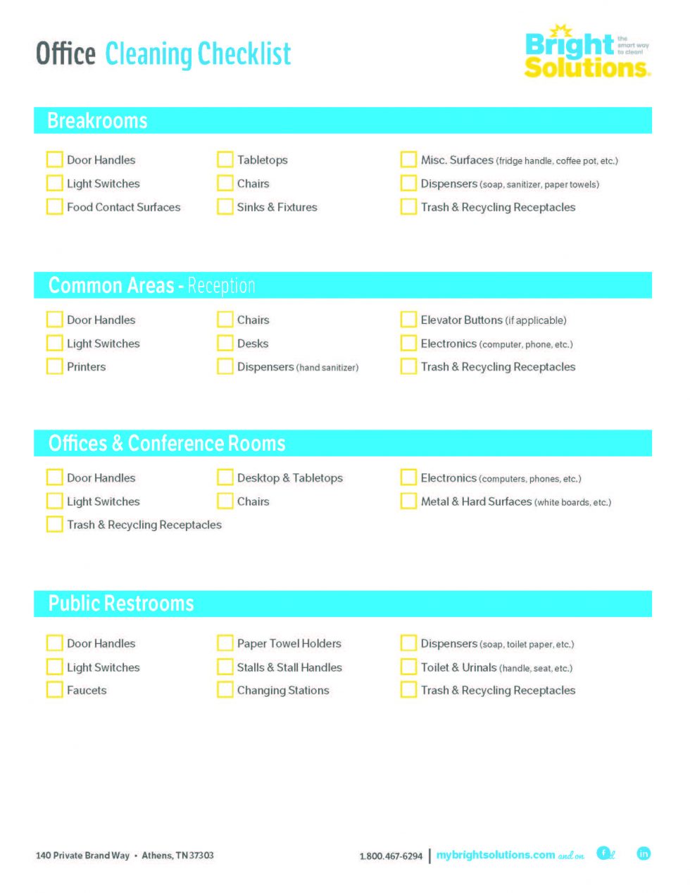 Commercial Cleaning Checklist: Your Ultimate Guide for.