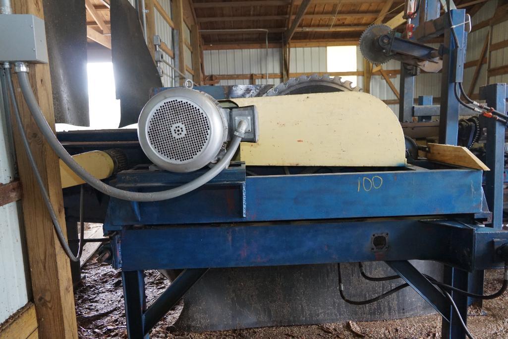 Stanley Wisconsin Sawmill Liquidation Scragg Mill Setup At Absolute