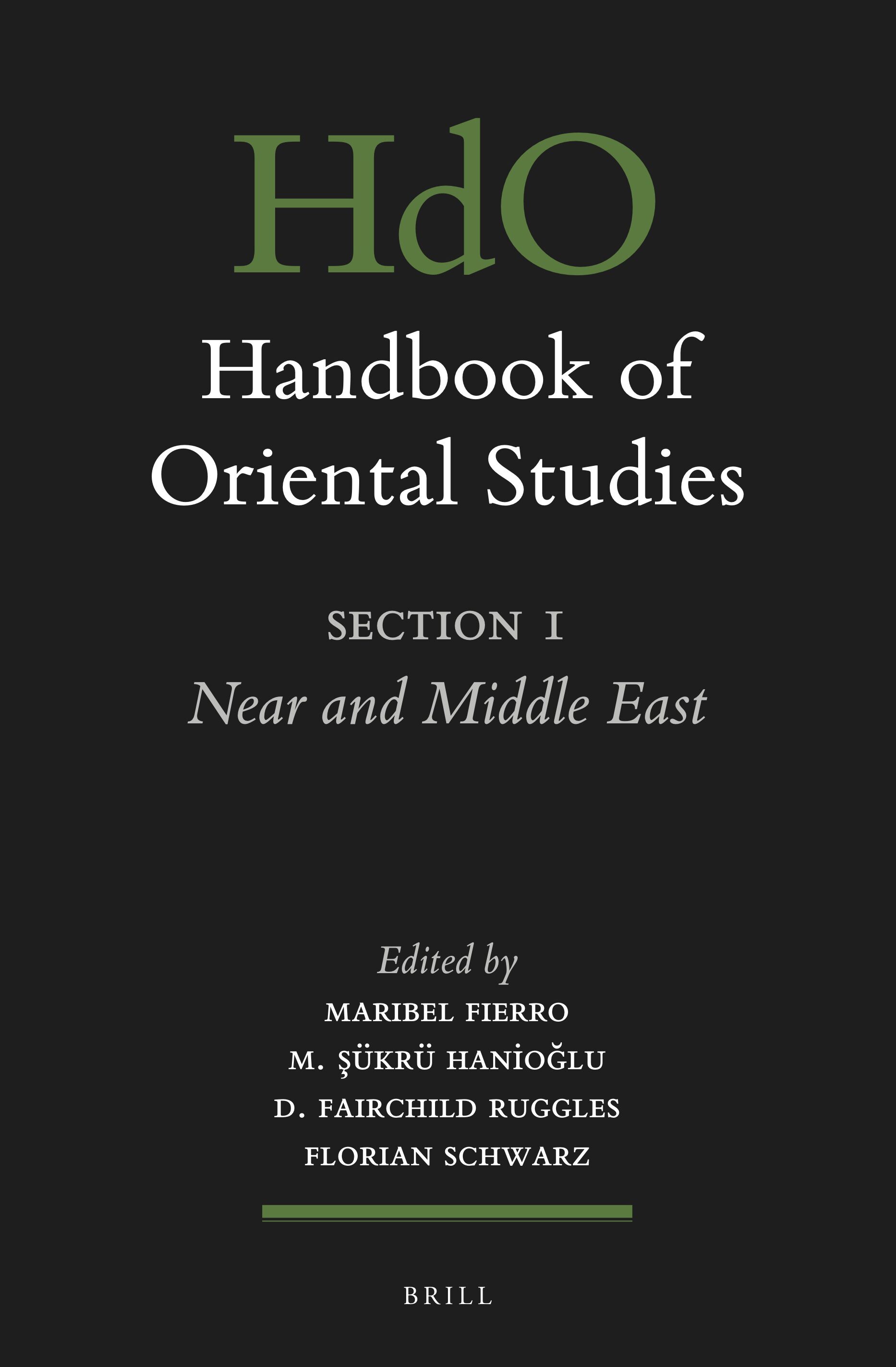 Handbook of Oriental Studies. Section 1 The Near and Middle East