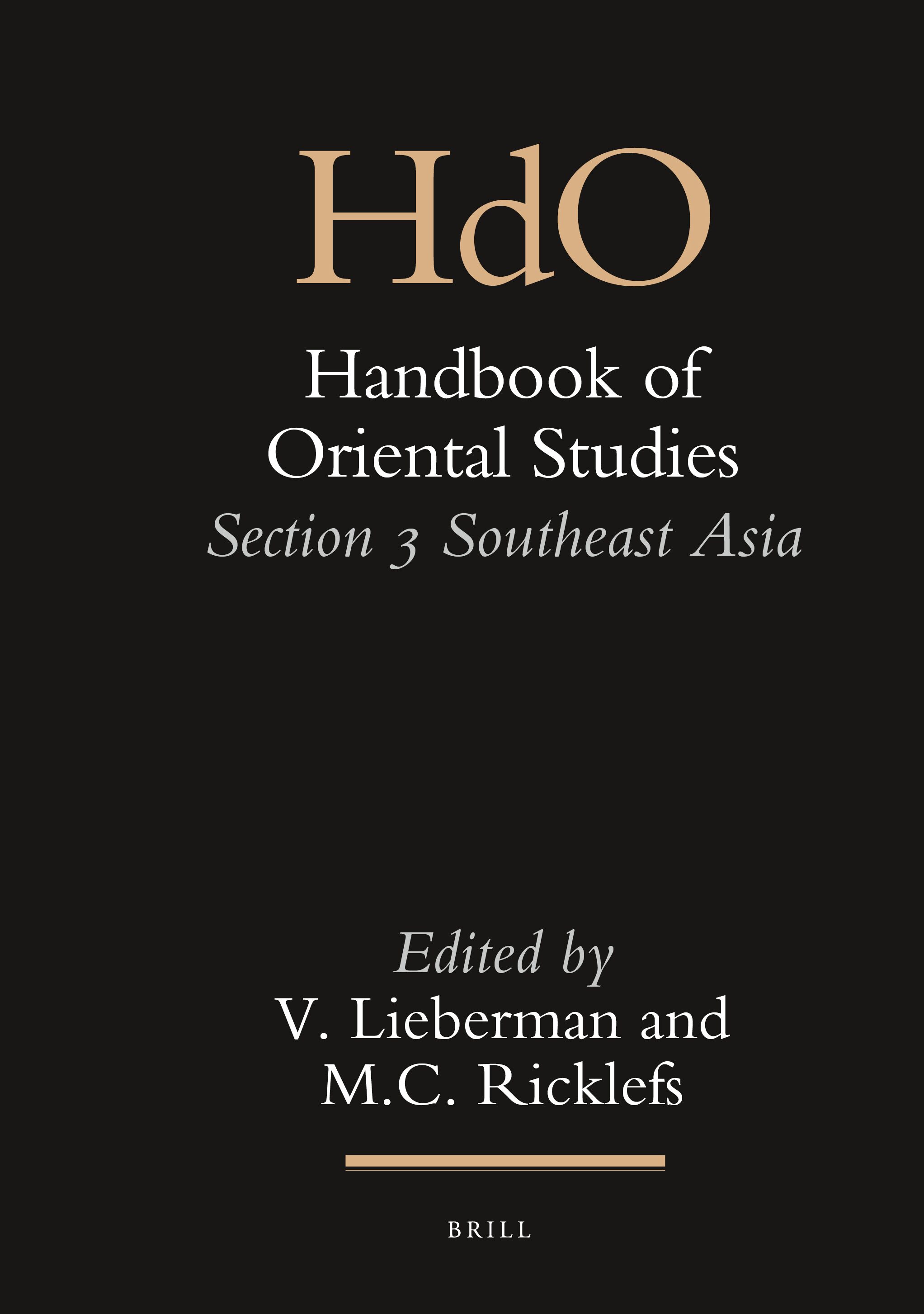 Handbook of Oriental Studies. Section 3 Southeast Asia