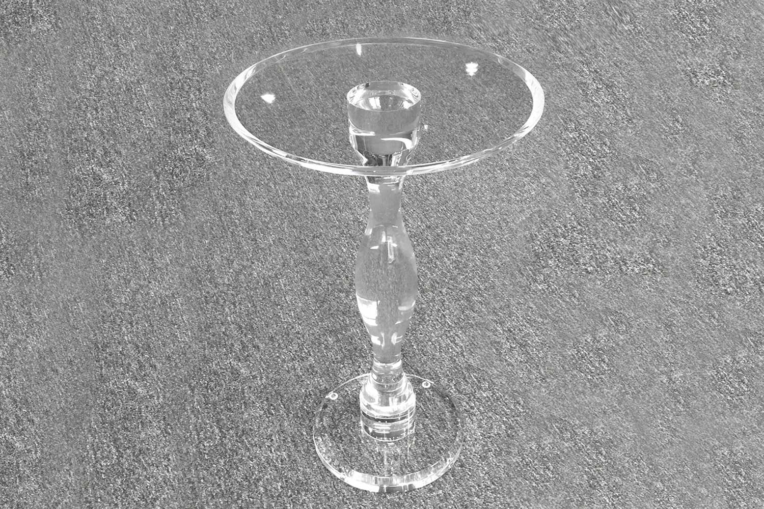 Montecito Side Table Brilliant Acrylic Design