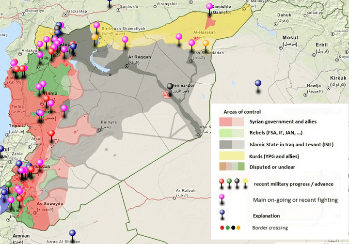 The Situation in Syria Brilliant Maps