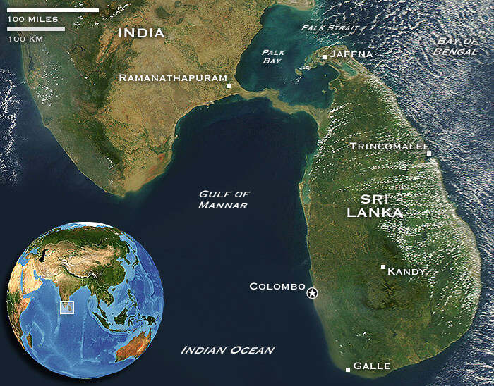 Adam’s Bridge Between India and Sri Lanka Before 1480 Brilliant Maps