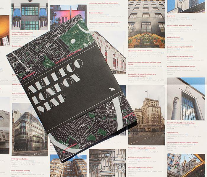 Brilliant Art Deco & Brutalist Architecture Maps of London Brilliant Maps