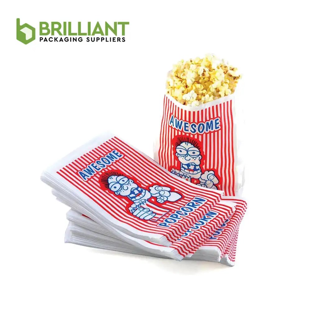 Mini Popcorn Bags Brillant Packaging