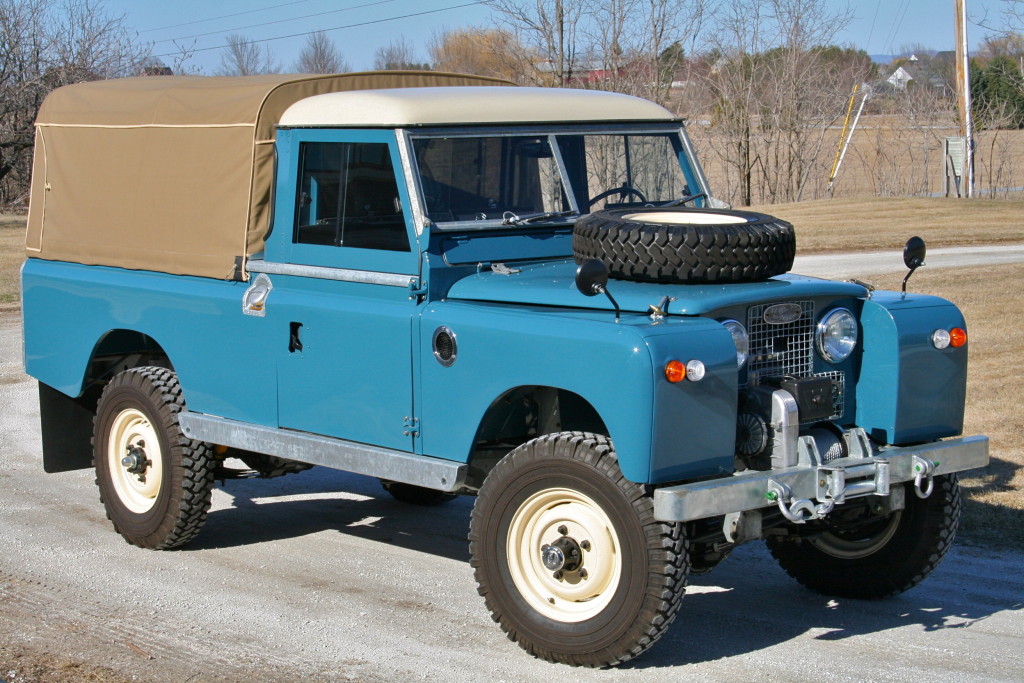 Restored 1963 Land Rover Series 2A 109 PickUp Bring a Trailer