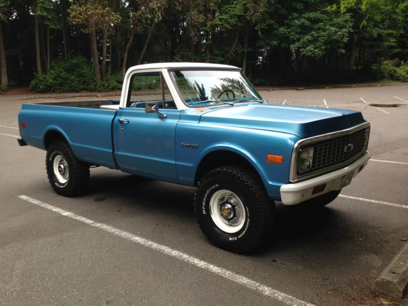 1972 Chevrolet C20 3/4 Ton Longbed 4×4 Bring a Trailer