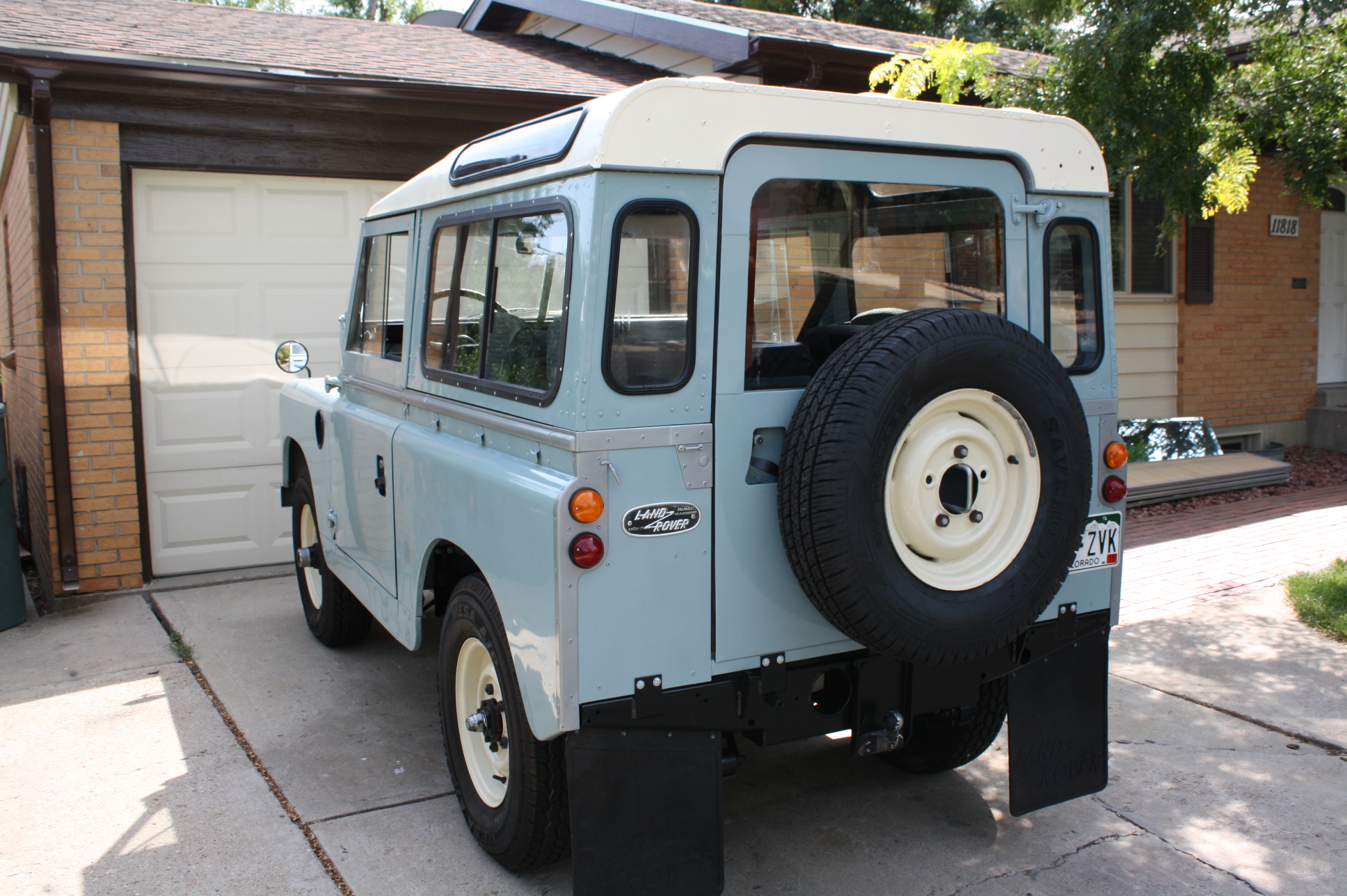 Restored 1963 Land Rover Series II for sale on BaT Auctions sold for