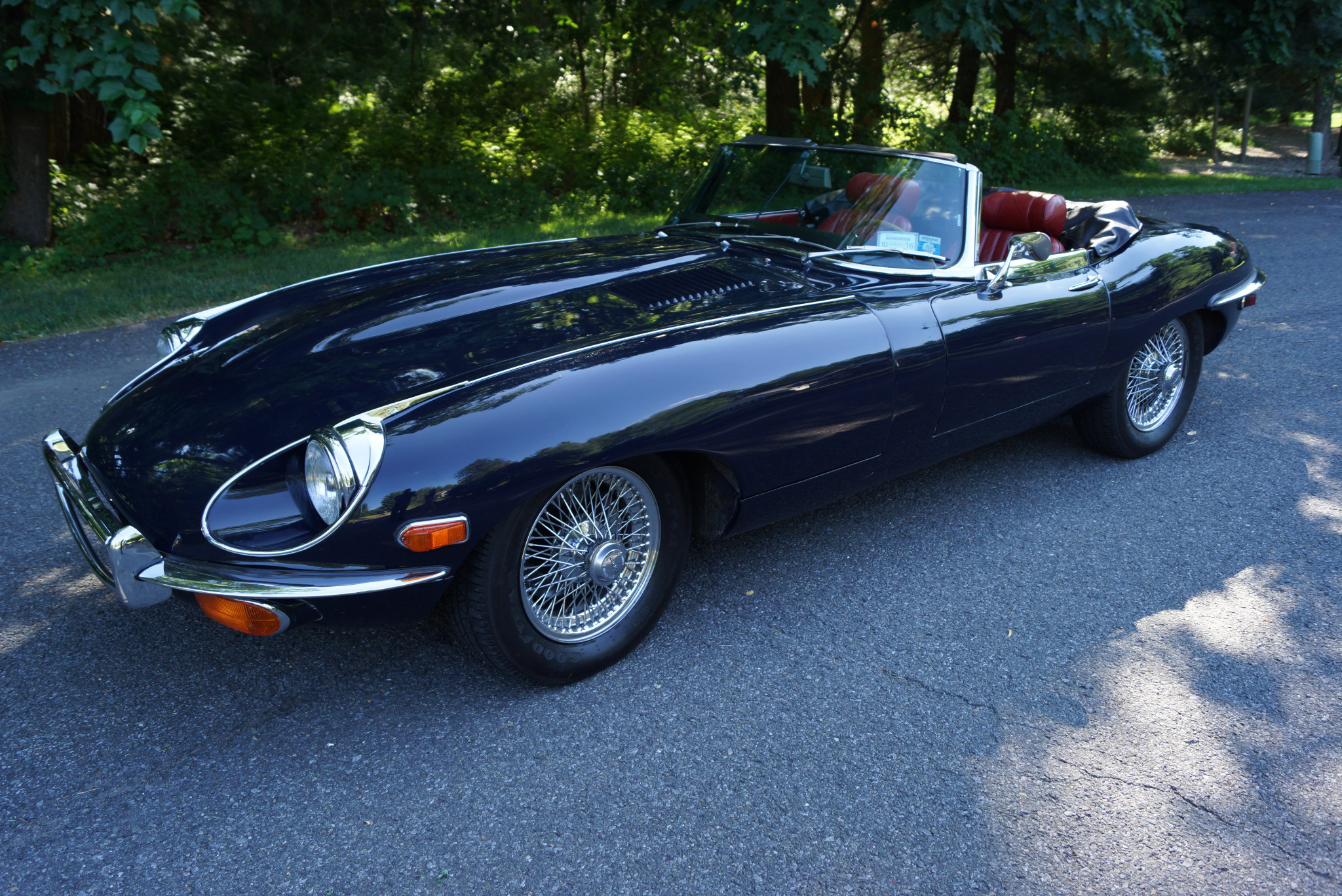 1970 Jaguar XKE OTS Series II for sale on BaT Auctions sold for