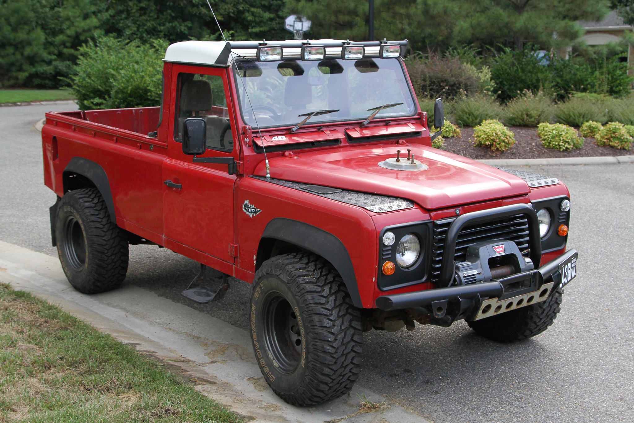1986 Land Rover Defender 110 V8 Pickup for sale on BaT Auctions sold