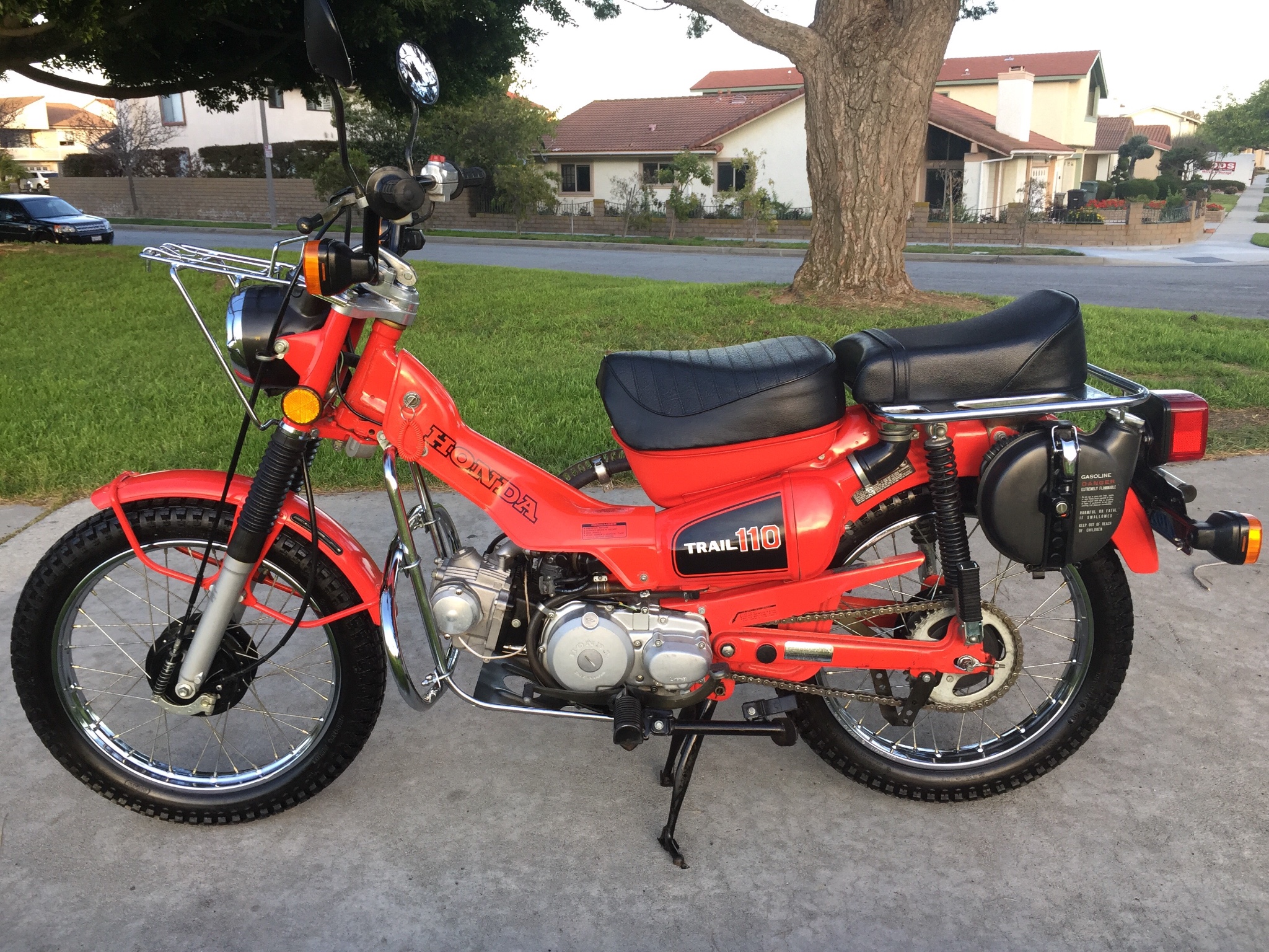 1981 Honda Trail CT110 for sale on BaT Auctions sold for 6,100 on