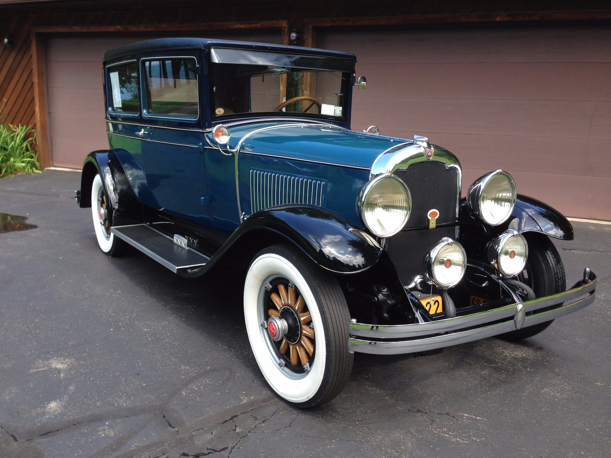 Restored 1929 REO Flying Cloud ModelC Brougham for sale on BaT