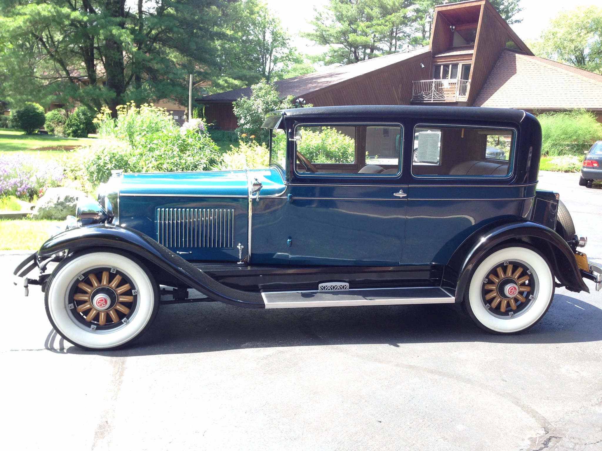 Restored 1929 REO Flying Cloud ModelC Brougham for sale on BaT