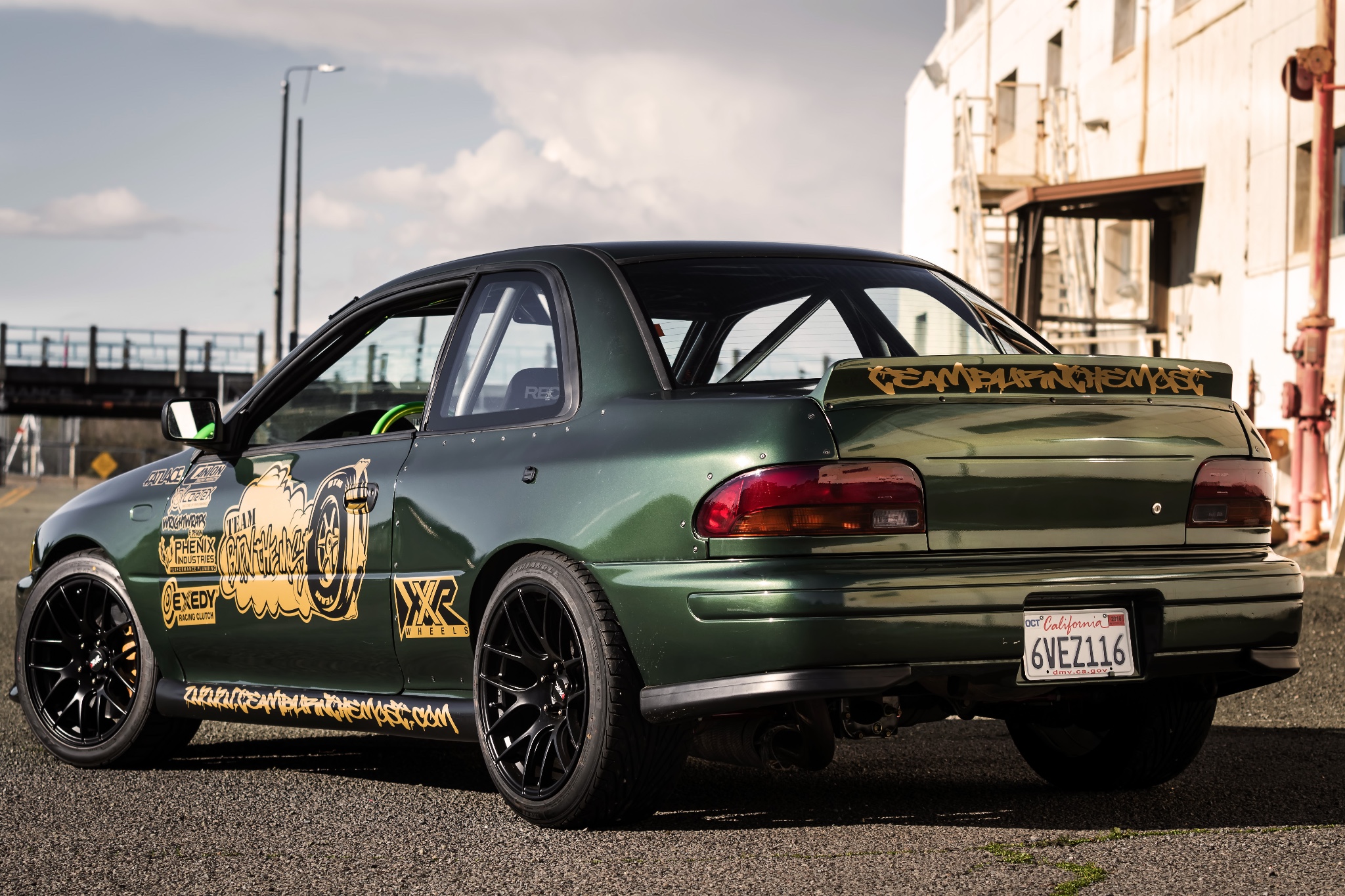 5.0L V8Powered 1995 Subaru Impreza Drift Car for sale on BaT Auctions