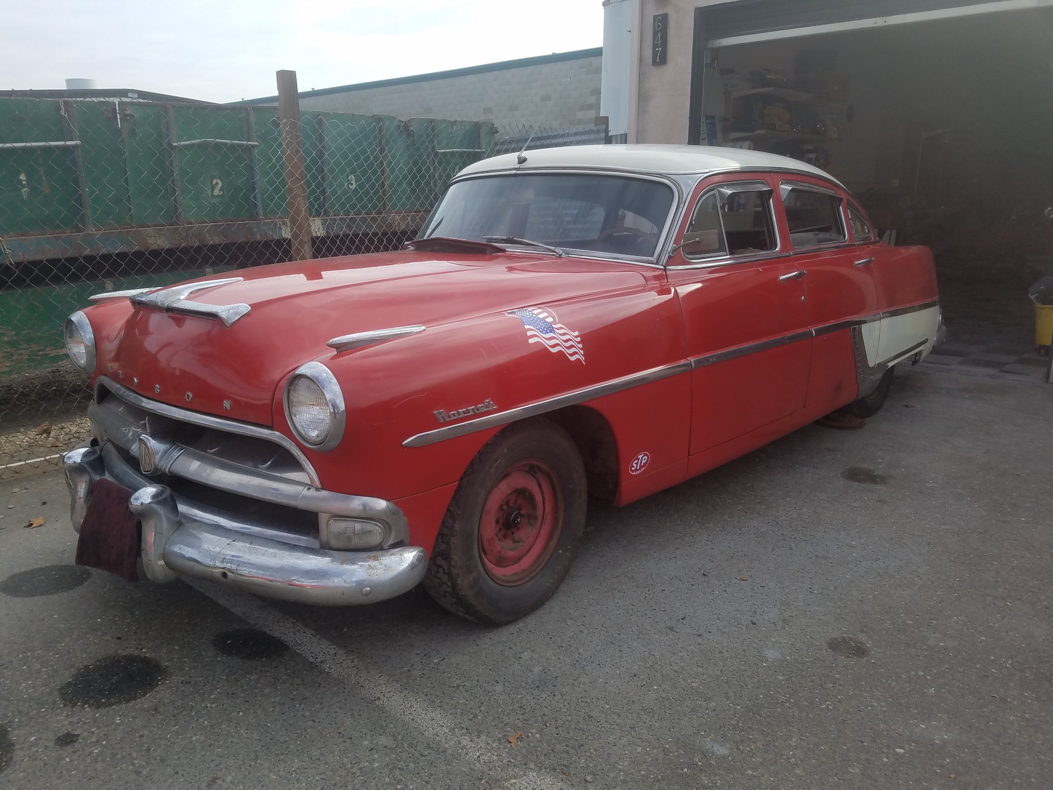 No Reserve 1954 Hudson Twin HPower Project for sale on BaT