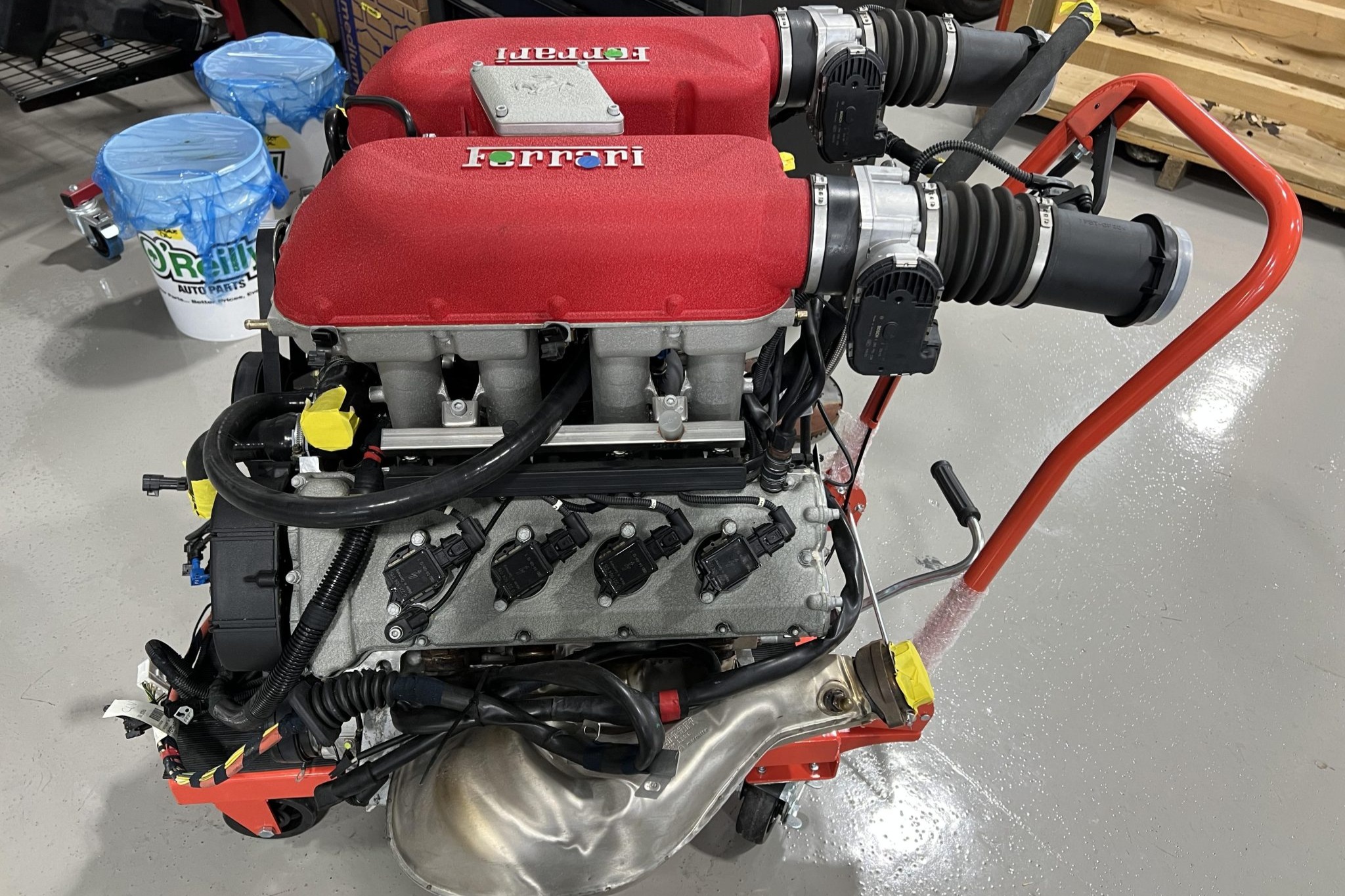 No Reserve: Ferrari F131 V8 Crate Engine for sale on BaT Auctions