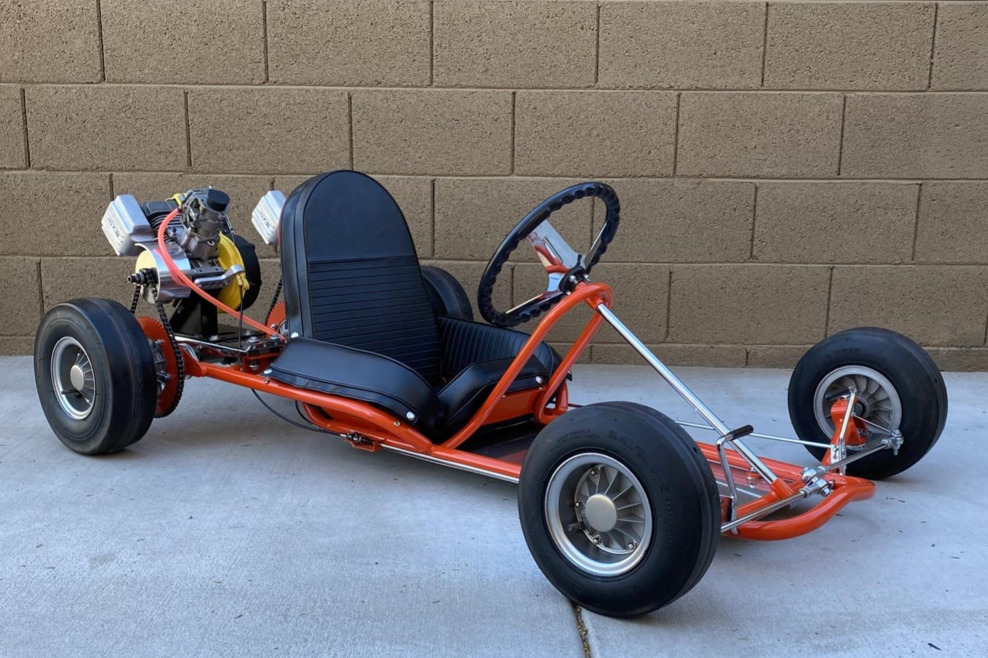 No Reserve TwinEngine 1968 Rupp Dart ABone GoKart for sale on BaT