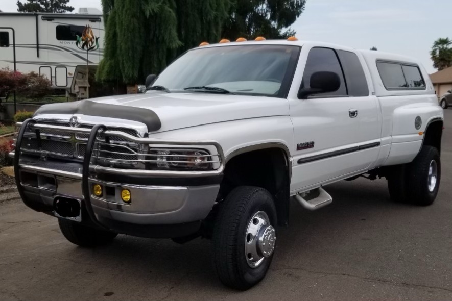 No Reserve OneOwner 2001 Dodge Ram 3500 Quad Cab SLT Cummins Dually 4