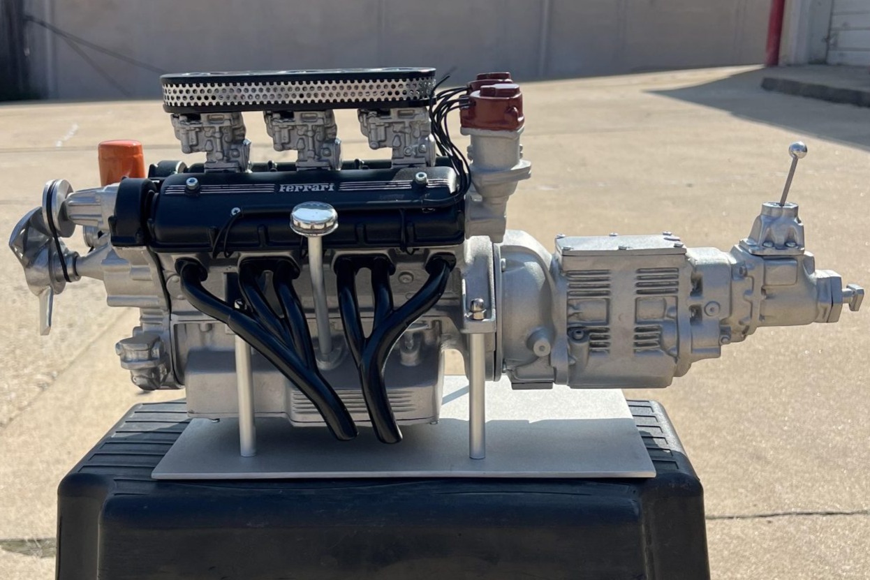 No Reserve Ferrari Colombo V12 Engine Scale Model for sale on BaT