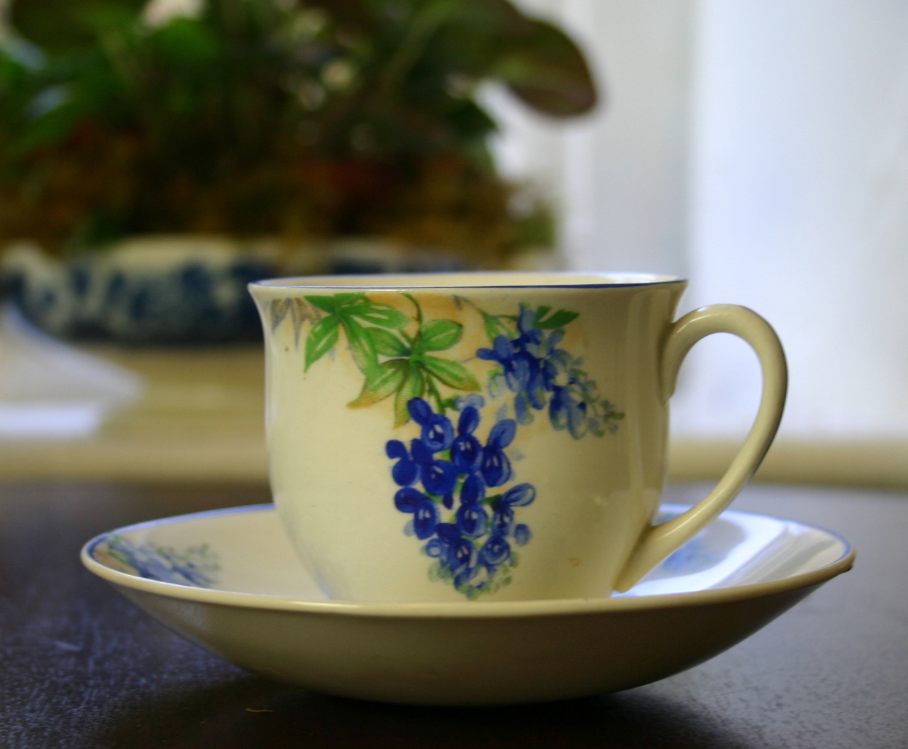Bring Back Tea Time Blue Floral Tea Set for Two