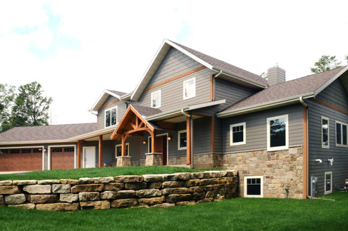 Timber Frame Exterior Brio Design Homes Custom Home Builders in