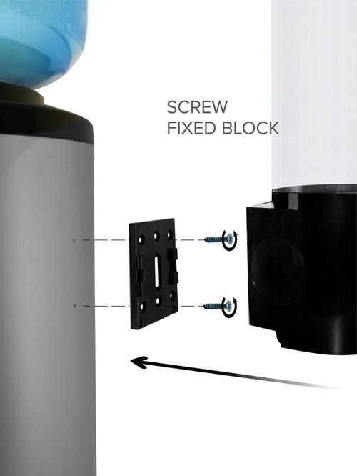 Cup Dispenser, Black Brio Water