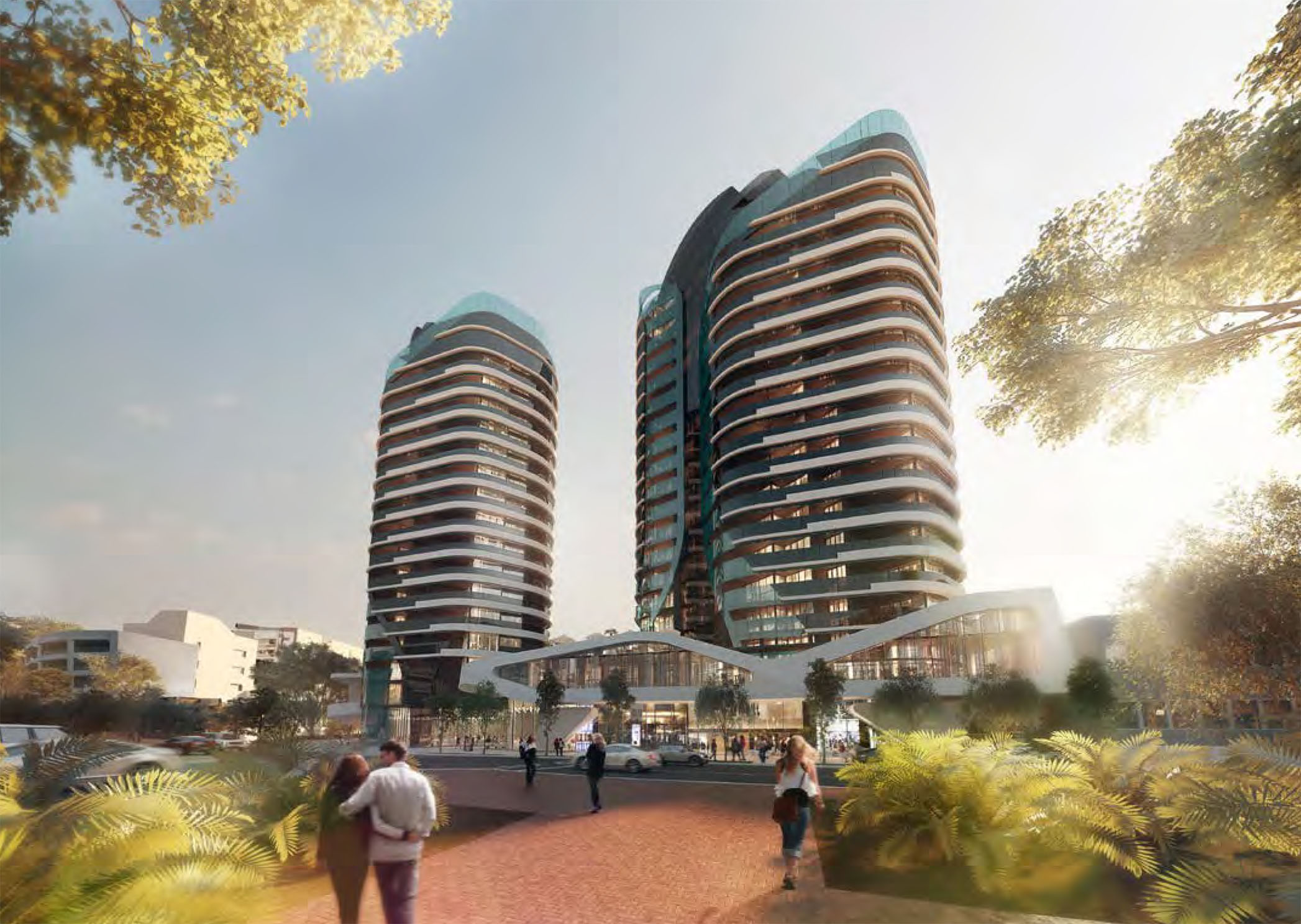Oliver Hume Propose Two Residential Towers for Milton