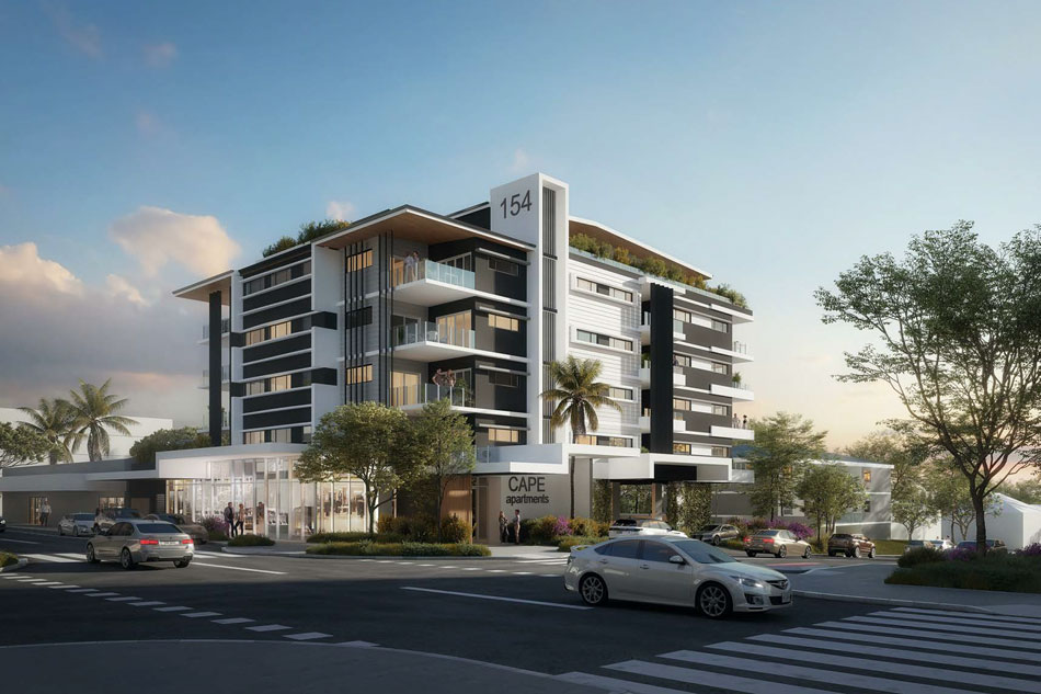 Residential building proposed for 154 Bay Terrace, Wynnum