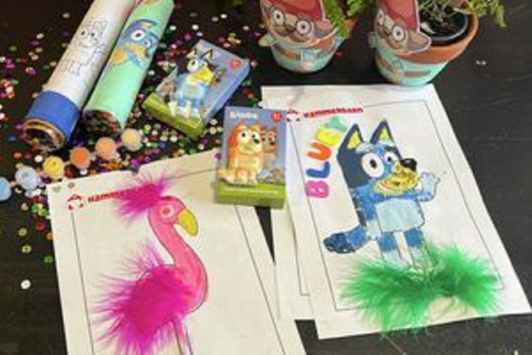 Bluey Themed DIY at Bunnings Brisbane Kids