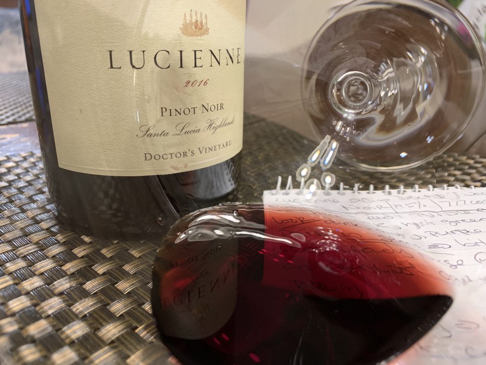 Hahn Family Wines Lucienne 2016 Doctor's Vineyard Pinot Noir Briscoe
