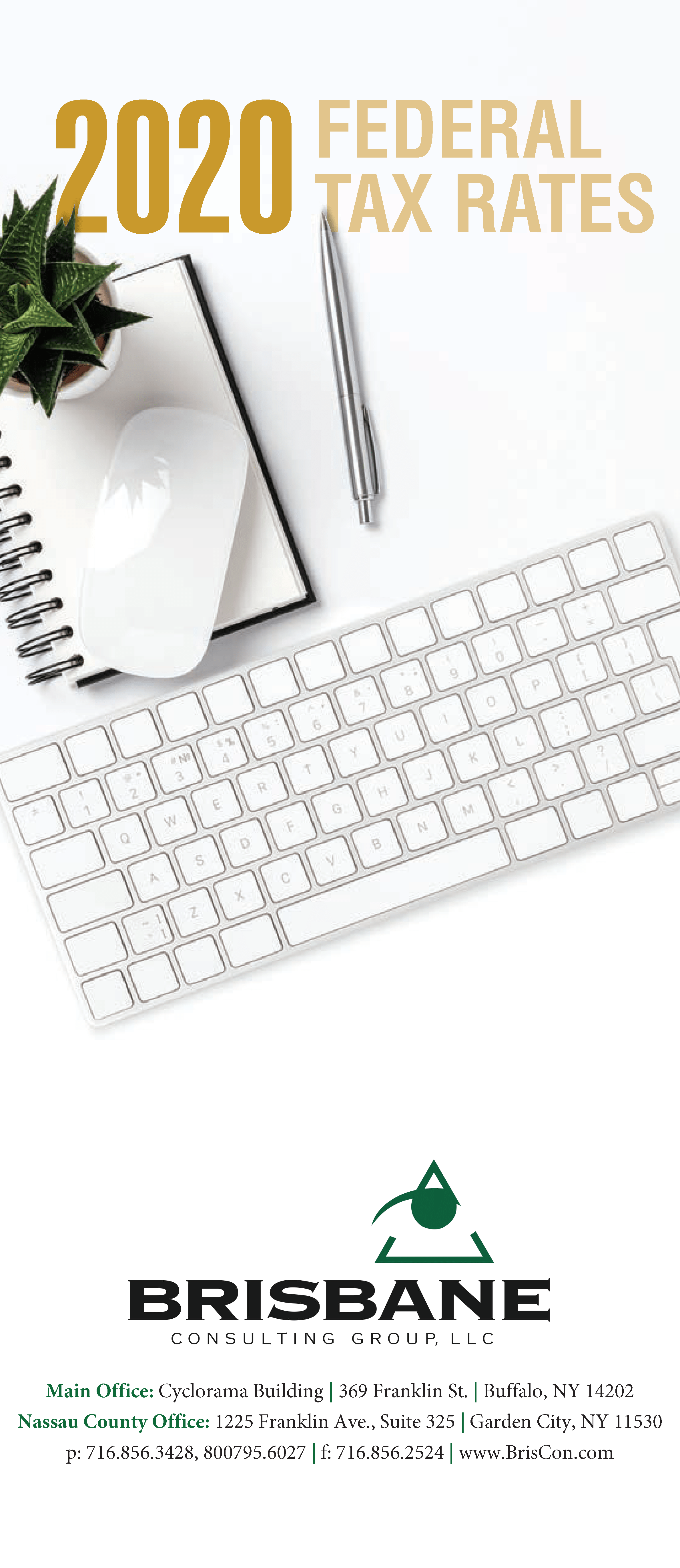 2020 Federal Tax Rate Guide Brisbane Consulting