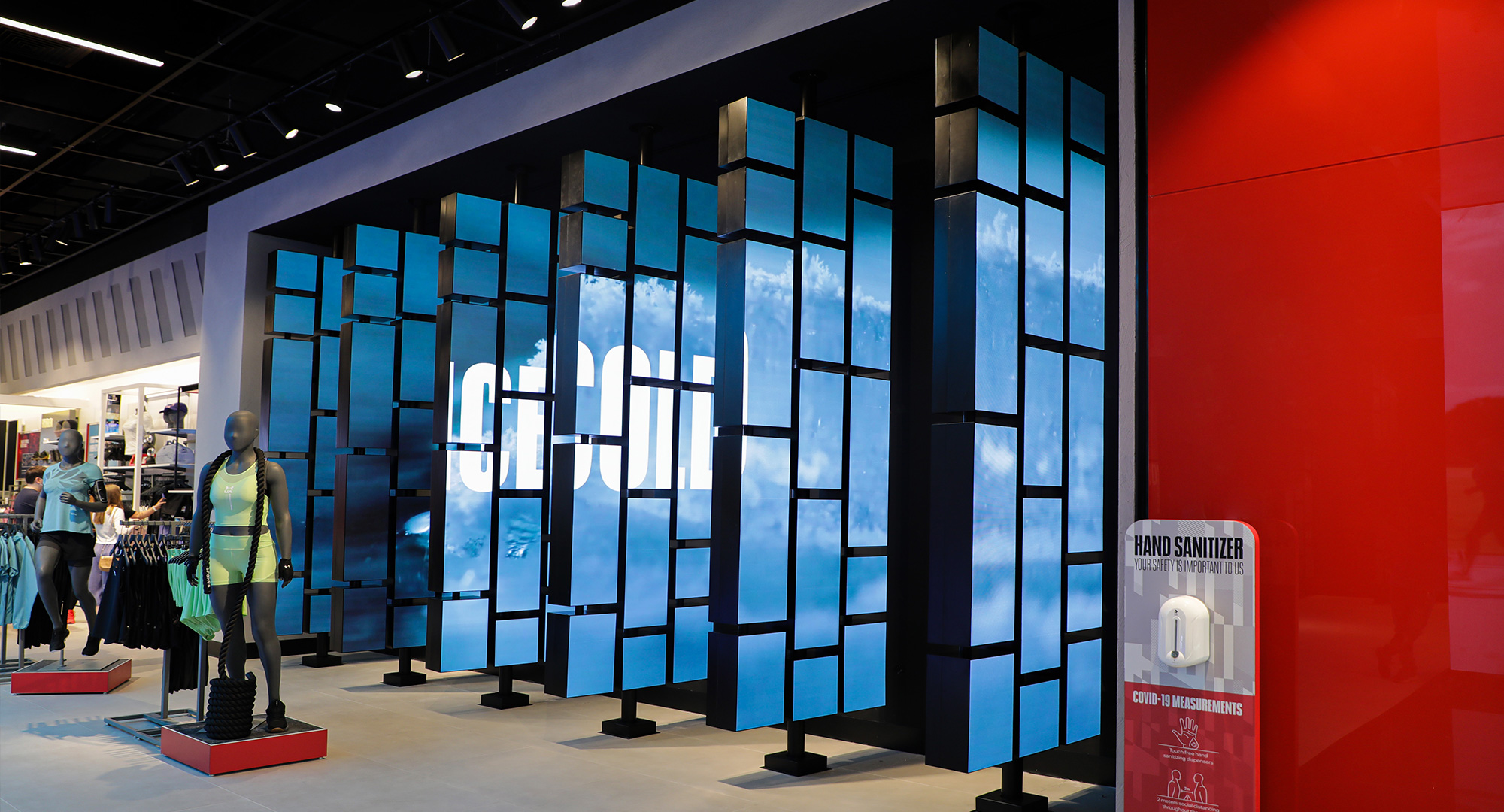 Under Armour, The Dubai Mall Blue Rhine Industries, Abudhabi & Dubai UAE