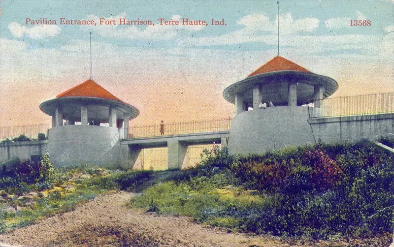 Terre Haute Postcards Fort Harrison (1)