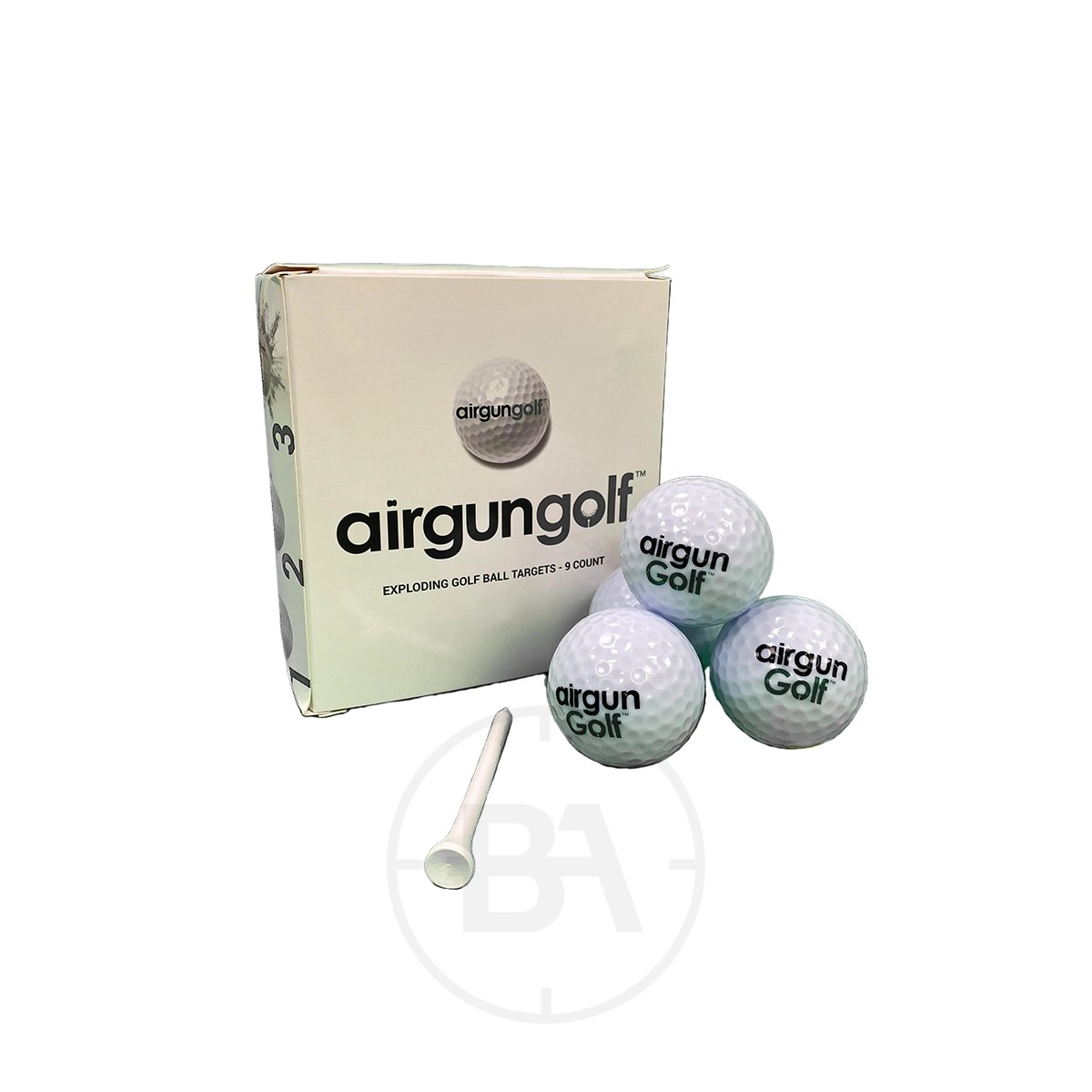 Nine Exploding Golf Balls Target BRISTOL AIRGUNS