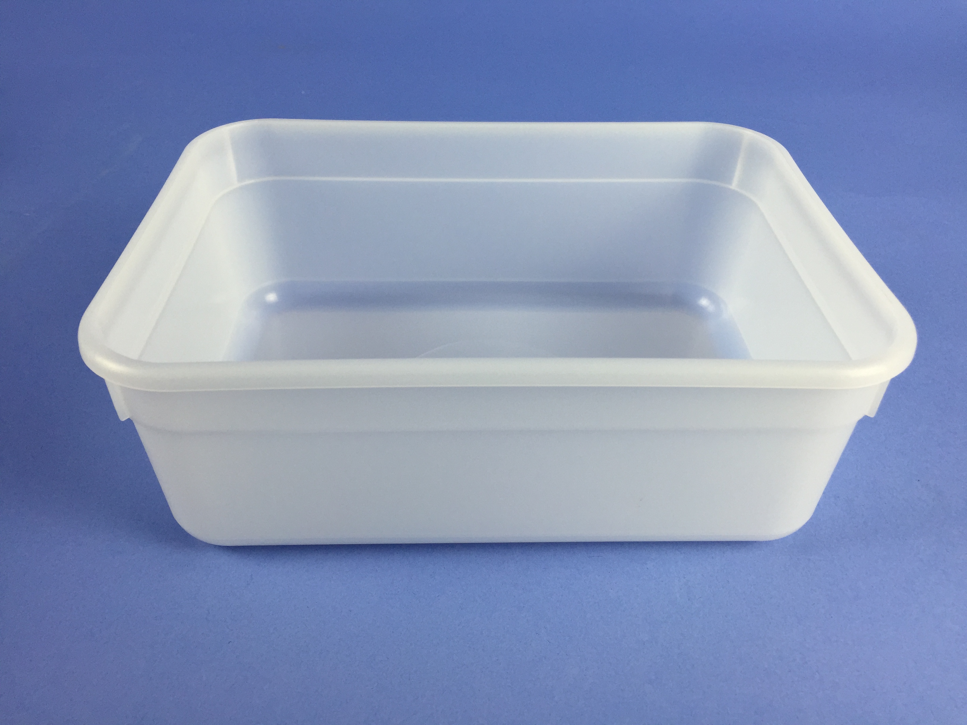 PC2R 2 Litre Rectangular Ice cream Container Bristol Plastic