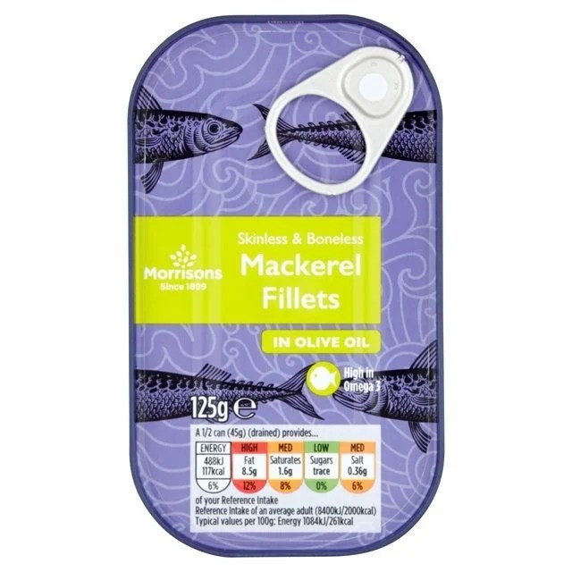 Morrisons Mackerel In Olive Oil 125g Britain Essentials Hong Kong's