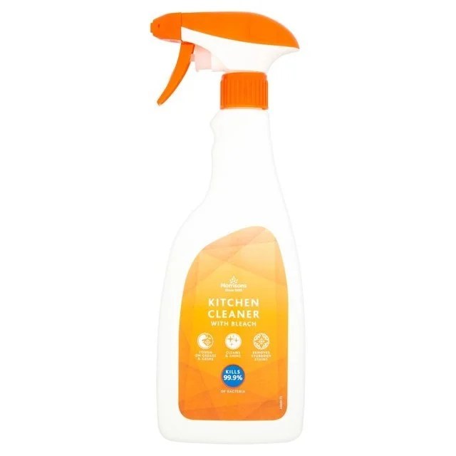 Morrisons Kitchen Cleaner Spray With Bleach 750ml Britain Essentials