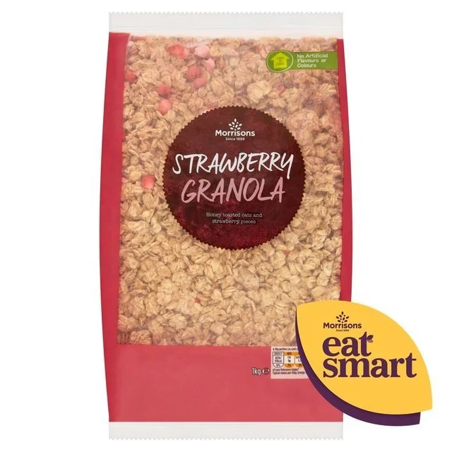 Morrisons Granola Strawberry 1kg Britain Essentials Hong Kong's 1st