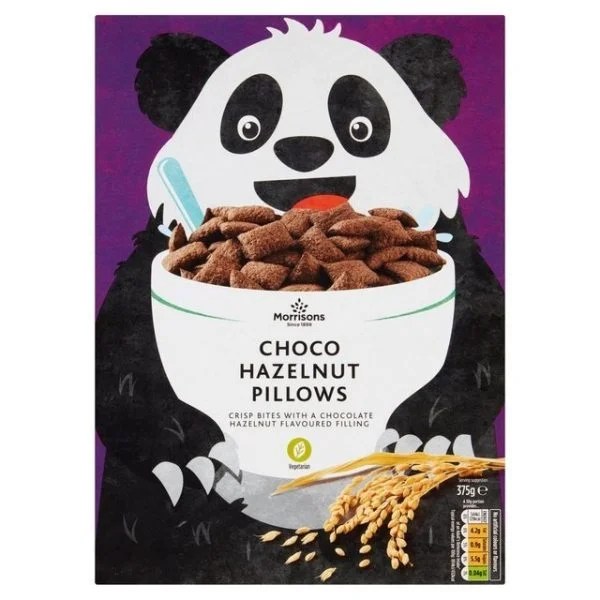 Morrisons Choco Hazelnut Pillows 375g Britain Essentials Hong Kong