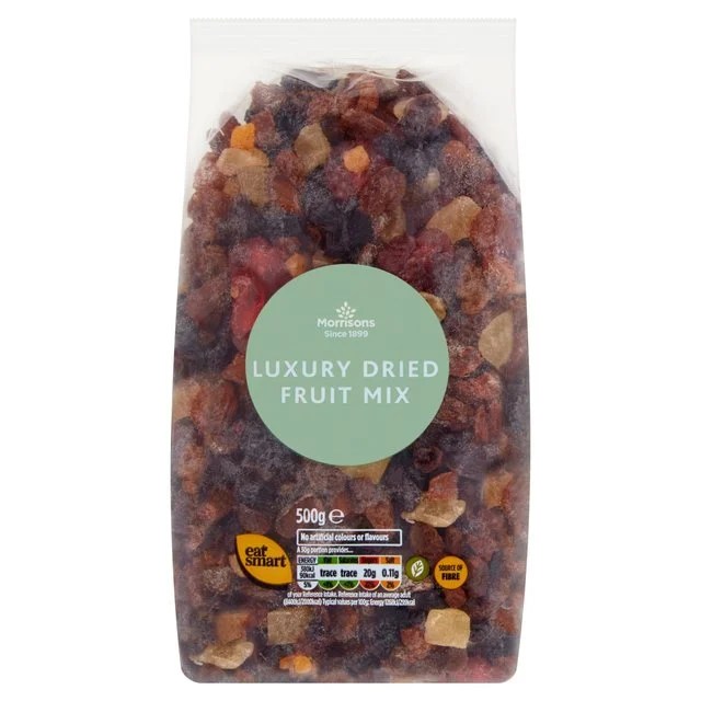 Morrisons Luxury Dried Mixed Fruit 500g *Best Before ( 31 July 2023