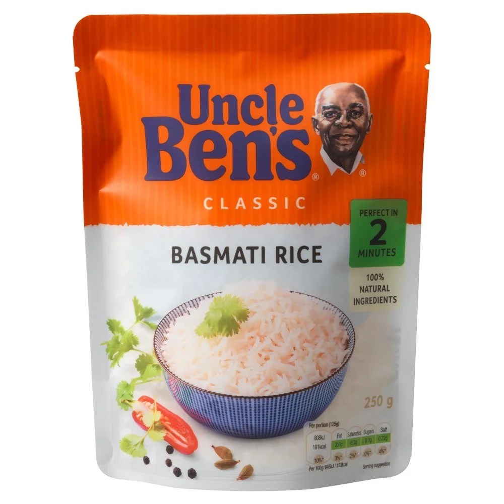 Uncle Bens Basmati Rice 250g *Best Before ( 13 Sep 2023 )* Britain