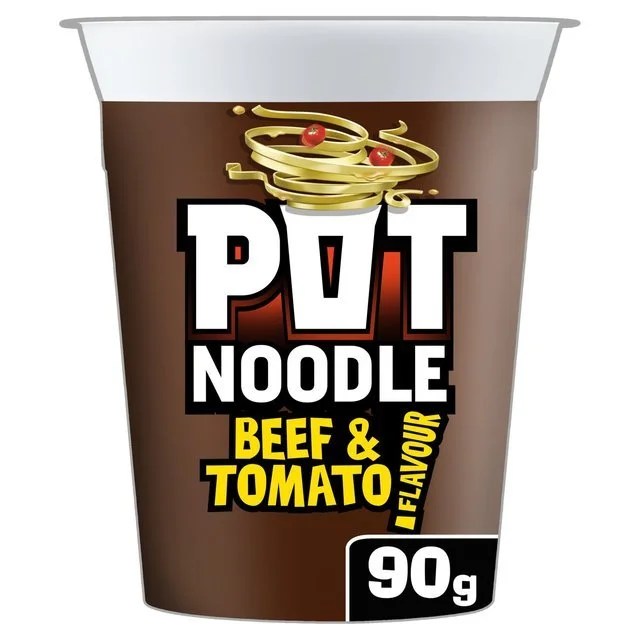 Pot Noodle Beef And Tomato 90g Britain Essentials Hong Kong's 1st