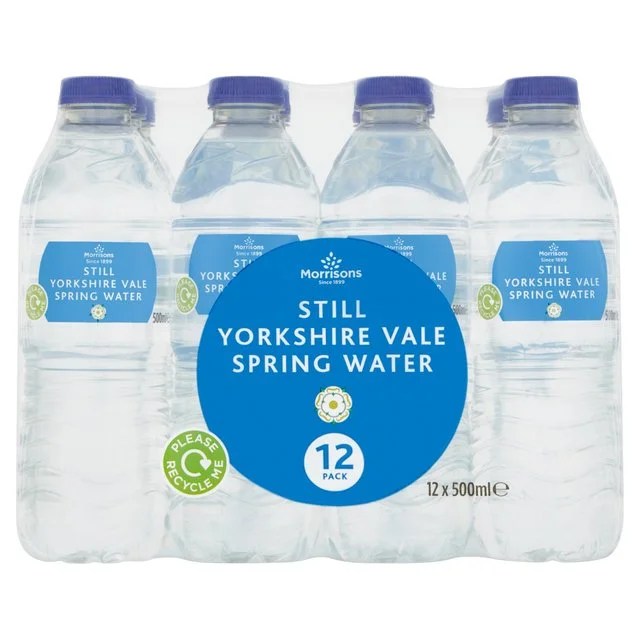 Morrisons Yorkshire Vale Water 12 X 50cl Britain Essentials Hong