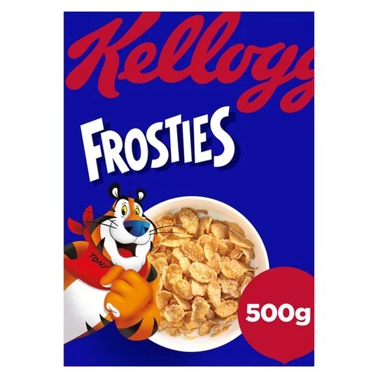 Kelloggs Frosties 500g *Best Before(26 Feb 2023)* Britain Essentials